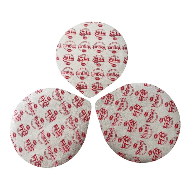 Enkelt-farvet trykt aluminiumsfolielåg